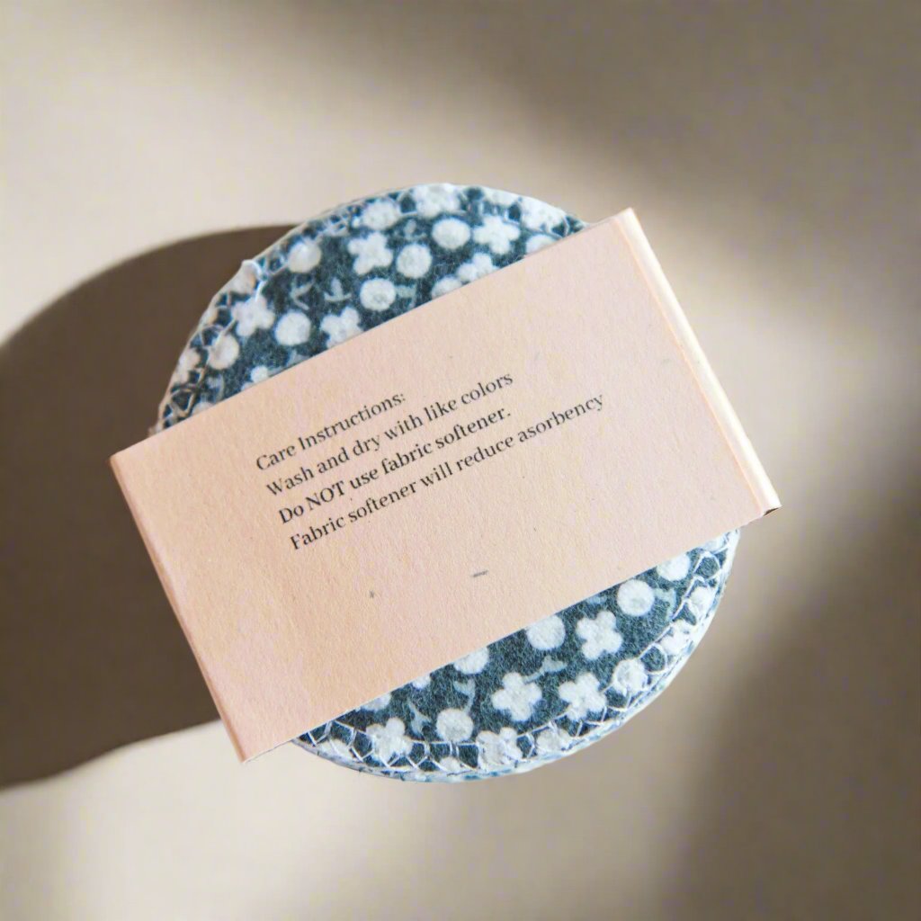 Upcycled Makeup Remover Pads - 6ct