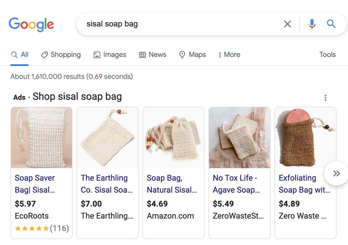 Sisal Soap Bag - Fundraiser