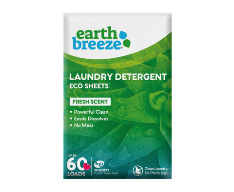 Earth Breeze Laundry Detergent Sheets