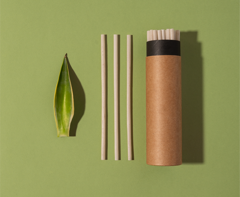 Agave compostable straws