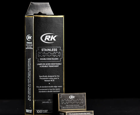 100pk RK Stainless Steel Razor Blades