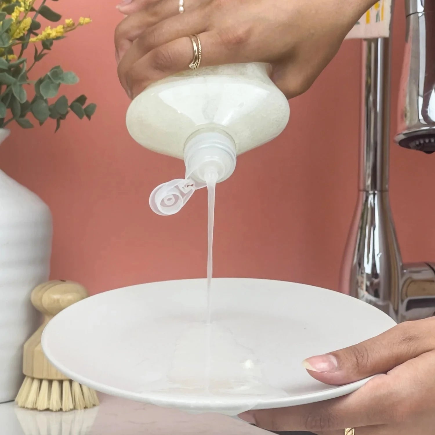 Powder to Gel Dish Soap