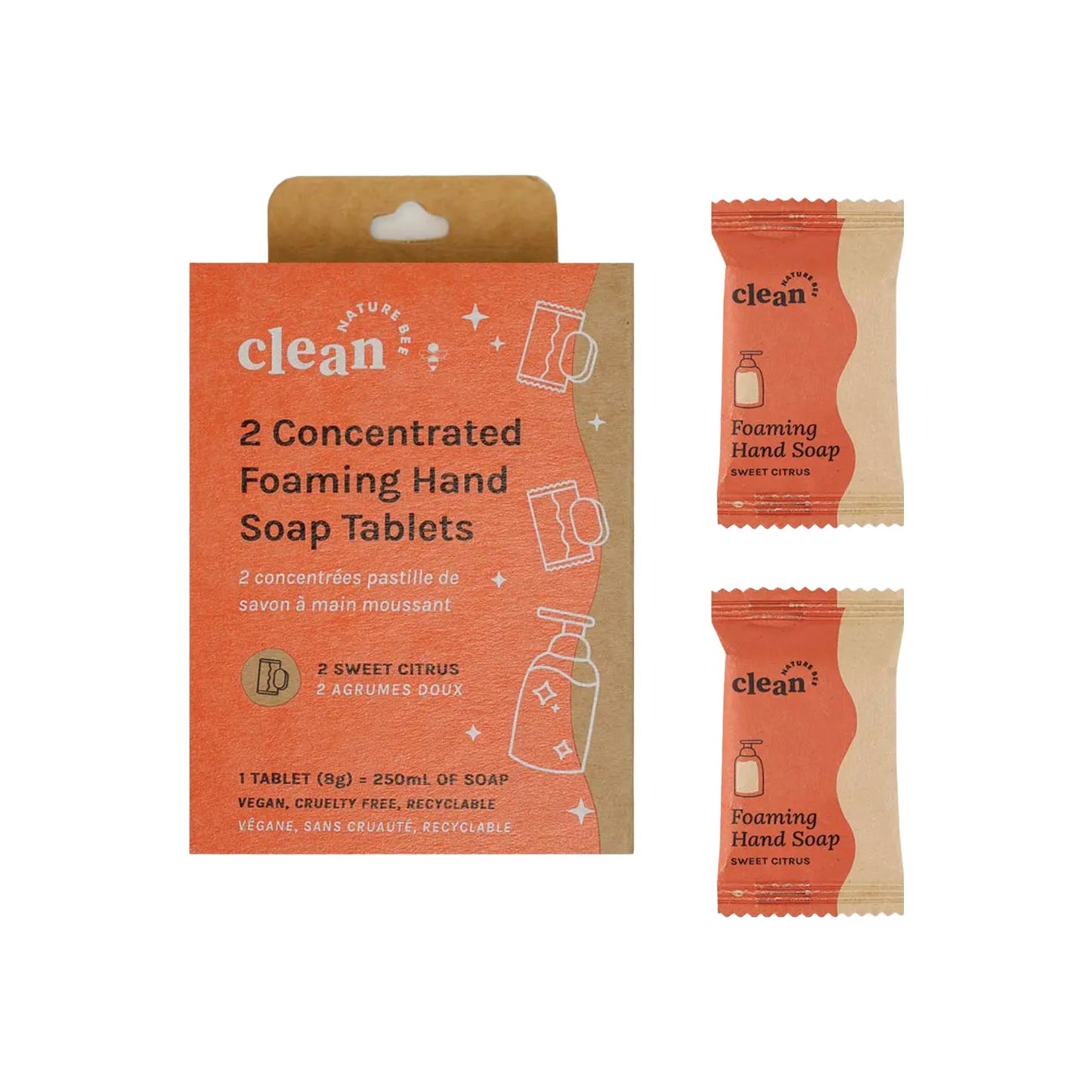 2pc Foaming Hand Soap Tablets - Ecoternatives