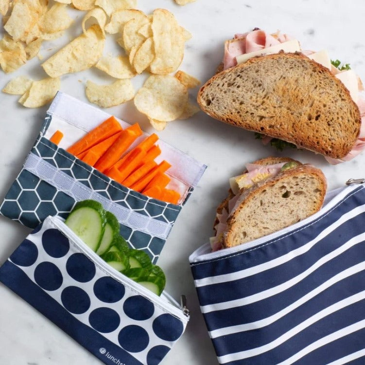 Reusable Sandwich & Snack bags Pack of 3