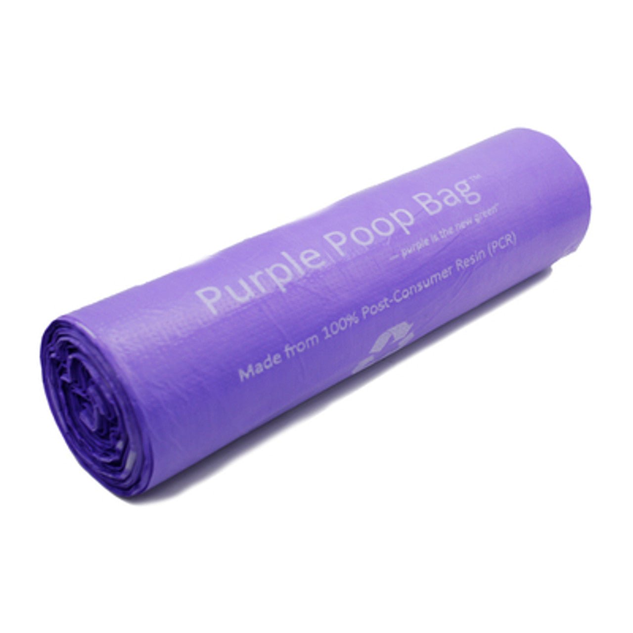 Purple Poop Bag rolled up